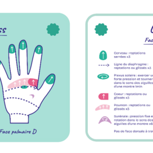 🌿 Coffret de Cartes de Réflexologie Palmaire